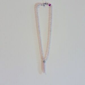 PRE-LOVED light Pink Ralph Lauren Long necklace